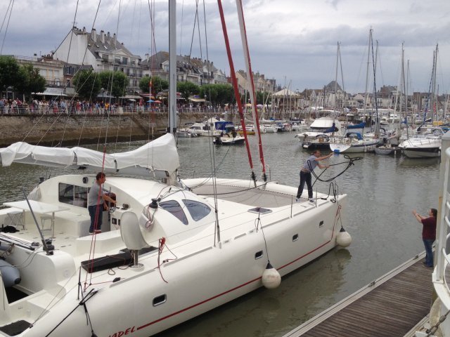 La Baule sur le catamaran IVADEL de Caroline et Philippe