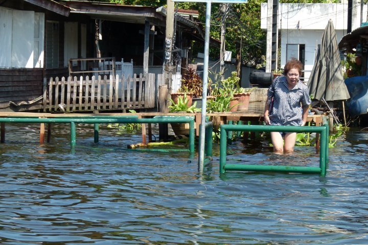 Bangkok pendant les inondations