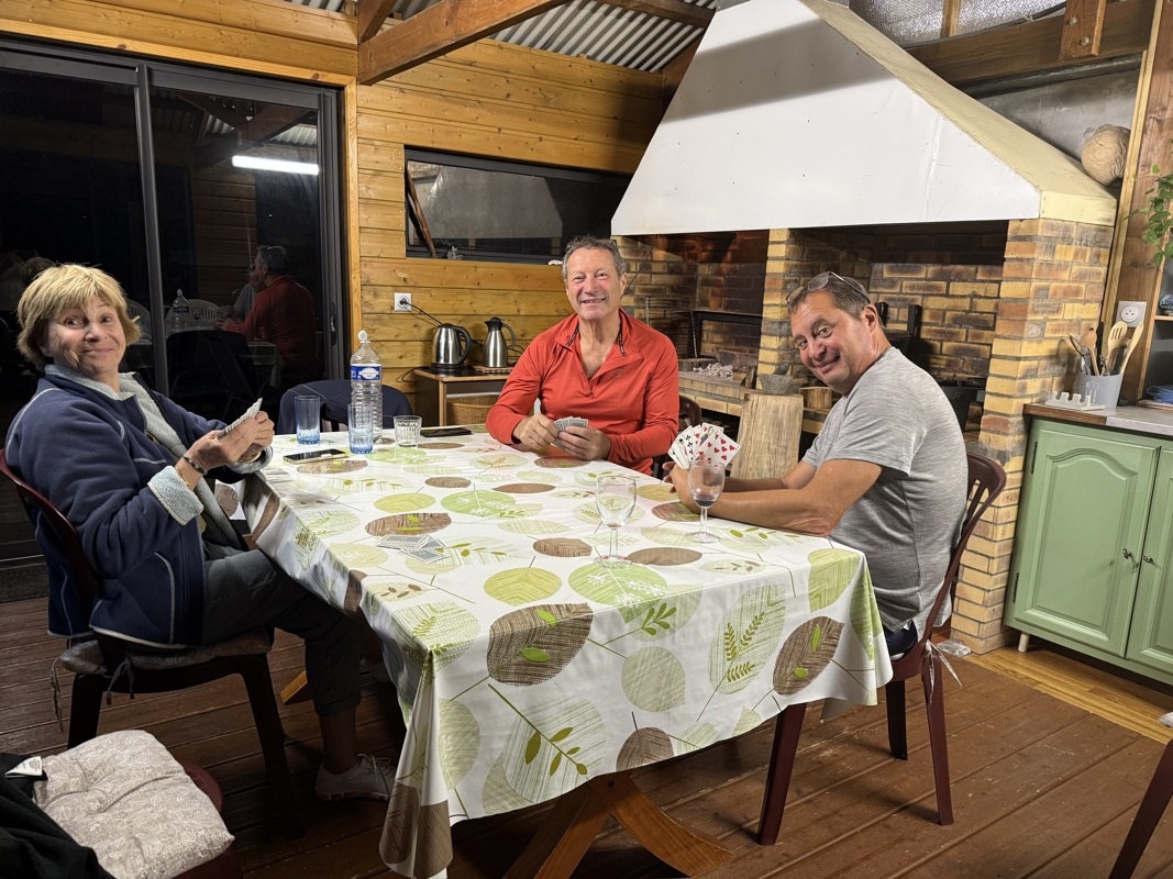 Coinche….on a perdu avec Caro…on s’en remettra! Lol