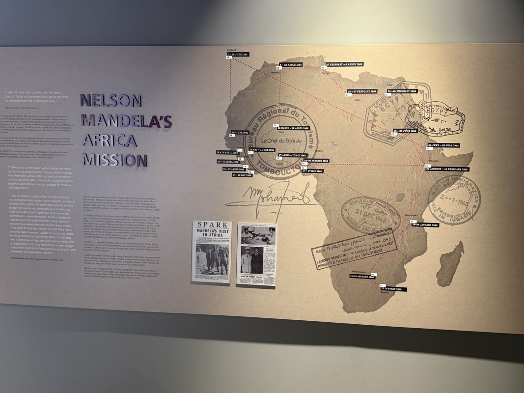 la mission de Mandela vers les autres pays african