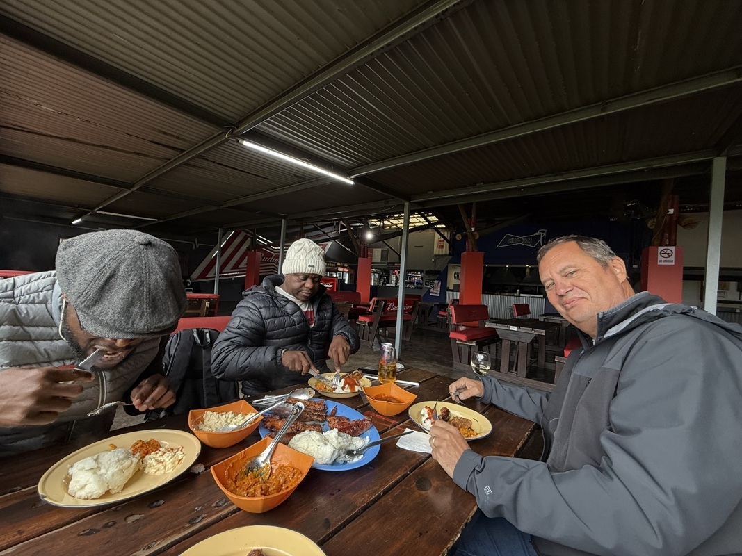 notre dejeuner dans Soweto