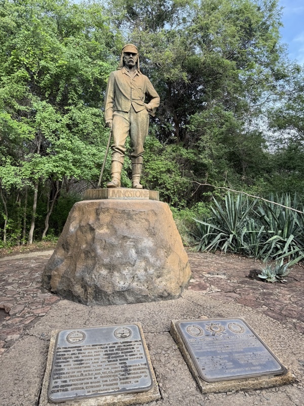 statut de David Livingstone, érigée en 1955 pour le centenaire de la découverte
