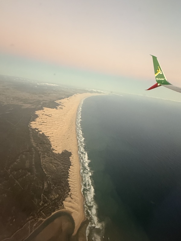 Arrivée sur la côte de l’afs