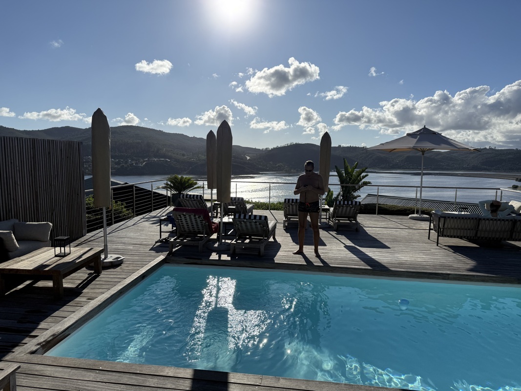 Le soleil est revenu en fin d’après midi dans notre Guest house