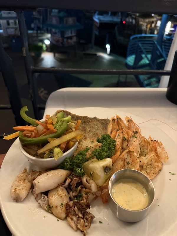 Dîner au port de Knysna