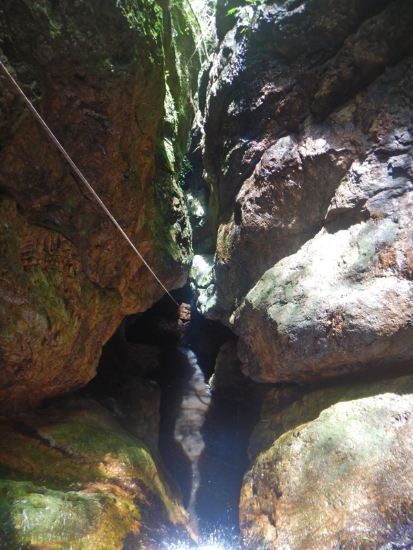 une tyrolienne sans photo car le guide s'occupait de la réception