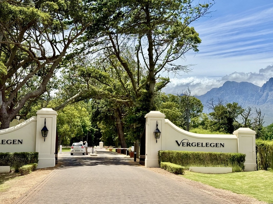 la winerie Vergelegen et ses jardins magnifiques