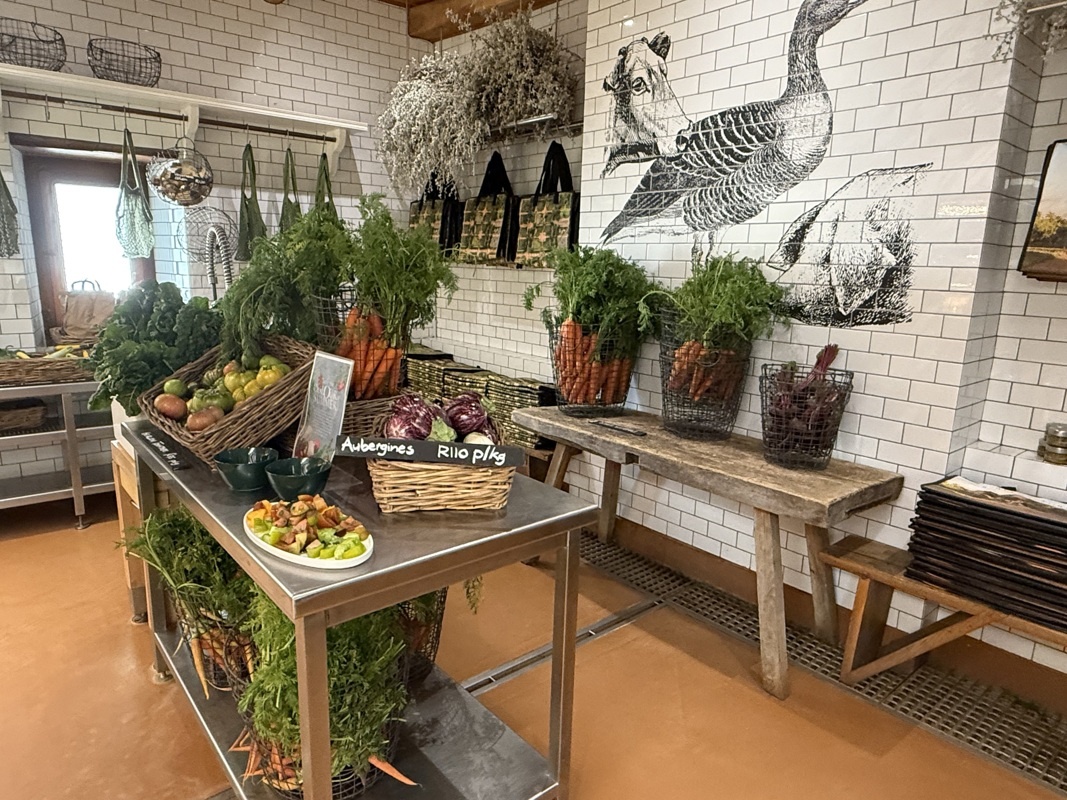 produits des jardins de cette ferme