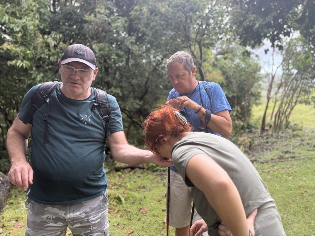 début de la découverte des essences de cette vallée qu'ils essayent de préserver