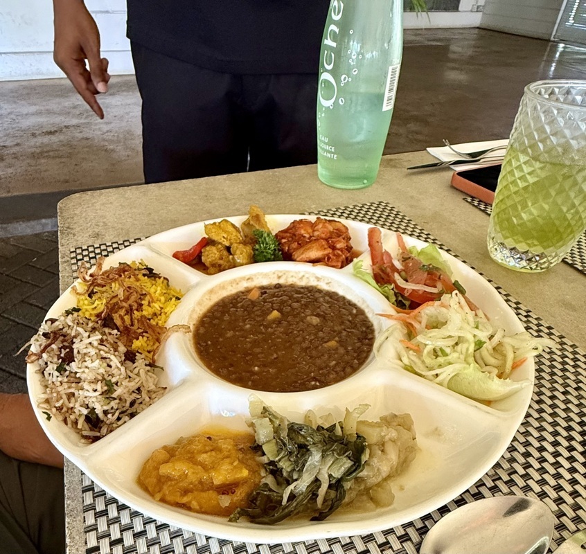 Dégustation plats mauricien