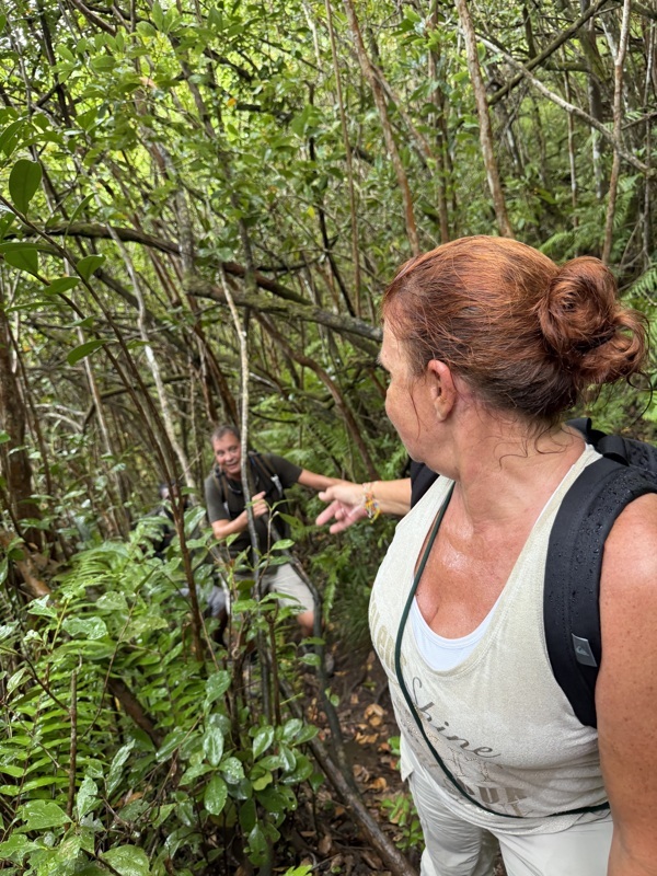 Là on commence à bien transpirer