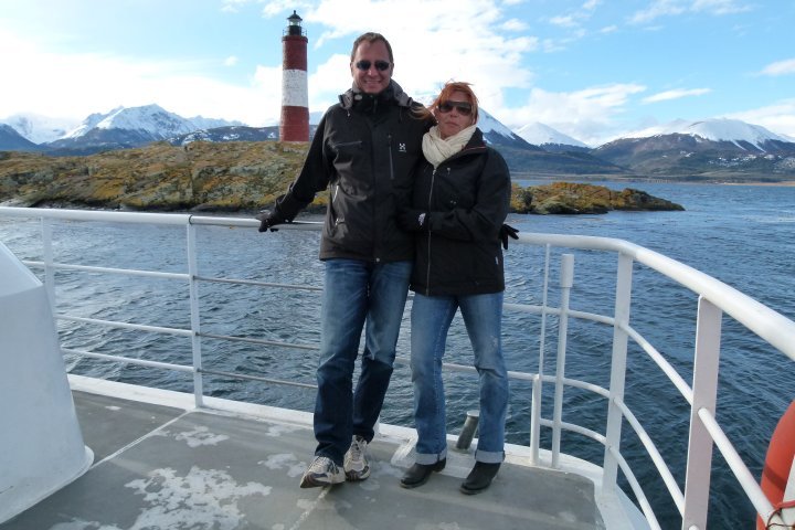 Ushuaia et le phare du bout du monde dans le canal de Beagle